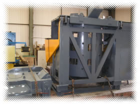 Picture of Induction Melting Furnace.