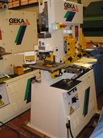 Image of GEKA - 50 Ton, Hydraulic Universal Steelworker with Integrated Bending Tool